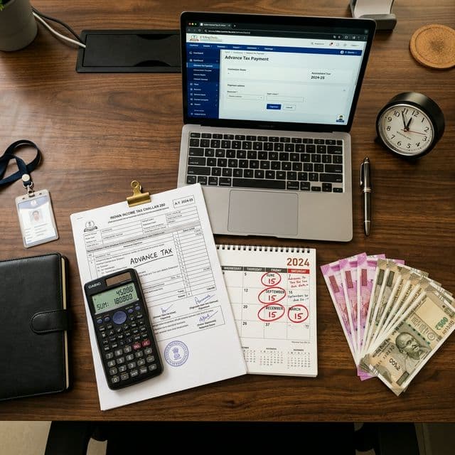 Advance Tax in India — Complete Guide to Due Dates, Calculation & Payment (FY 2025-26)
